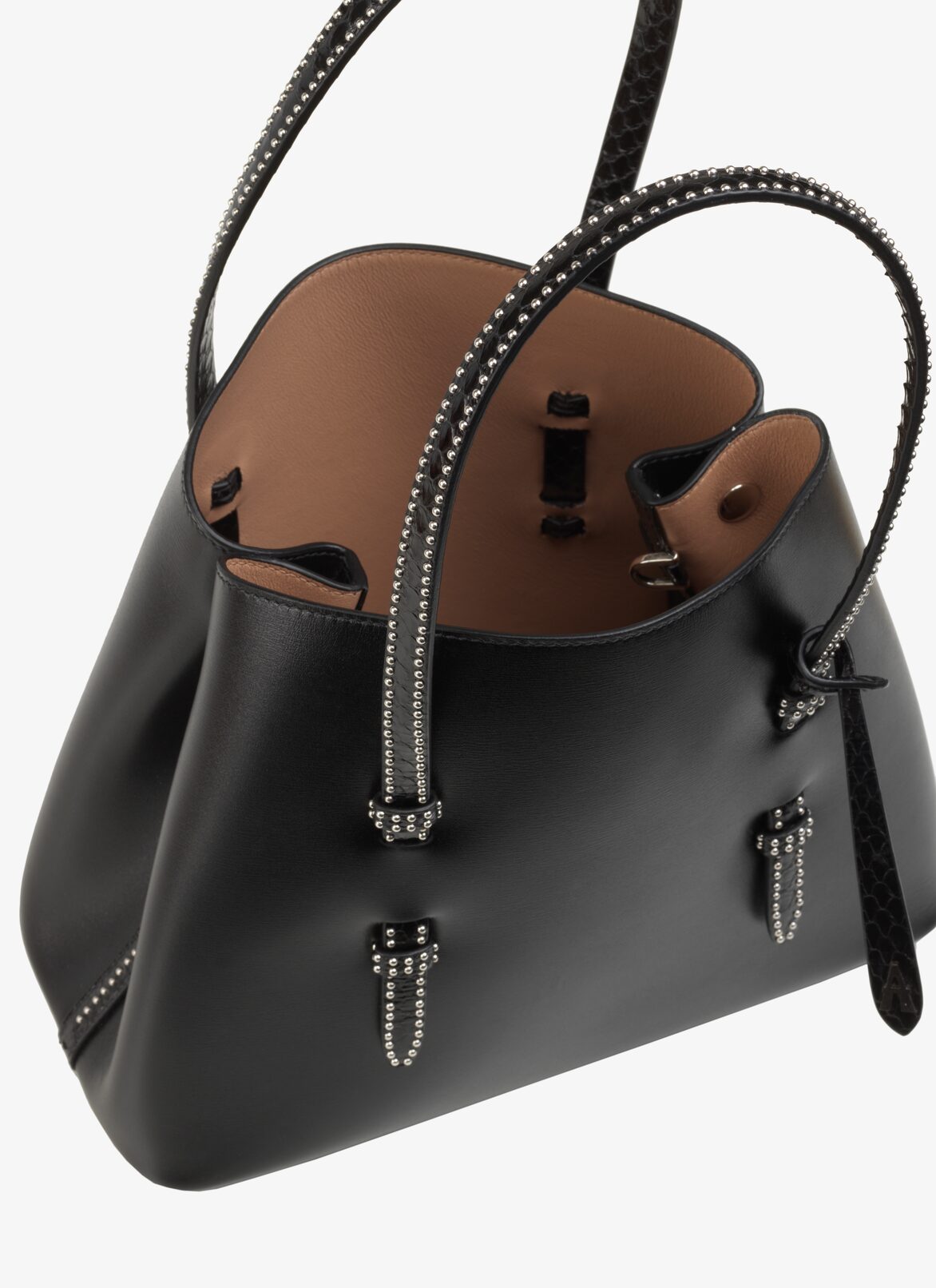 Mina 25 Tote Bag ALAÏA BLACK MINA 25 TOTE BAG